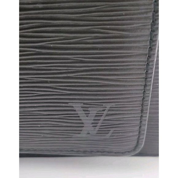 LOUIS VUITTON Epi Monceau M52122 Handbag Shoulder Bag Black leather Strap Keys - Picture 6 of 16